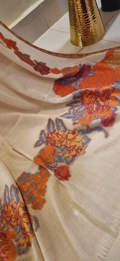 Woolen pashmina kaani shawl