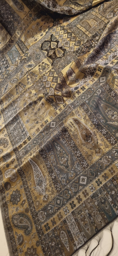 Mariana's moonlight silky kaani shawl