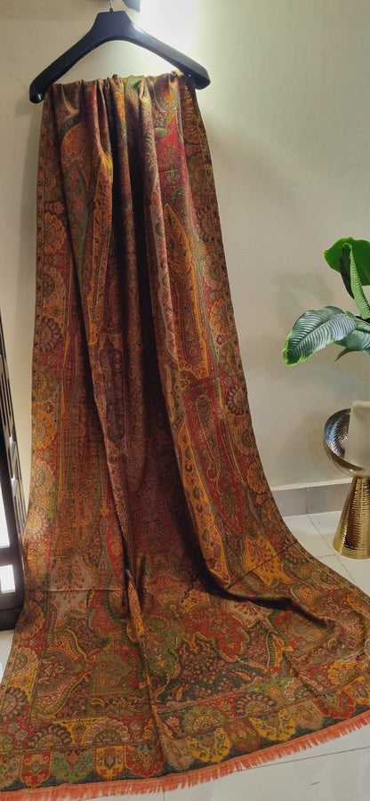 Reversible persian kaani shawl