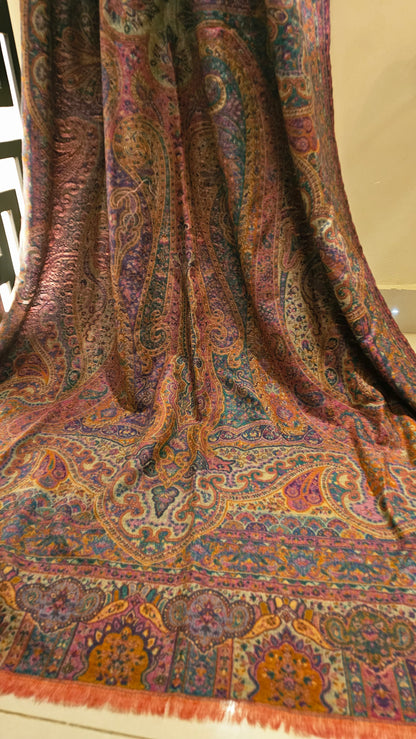Reversible Persian kaani: Pashmina