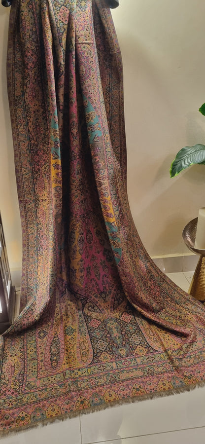 Persian kaani reversible shawl