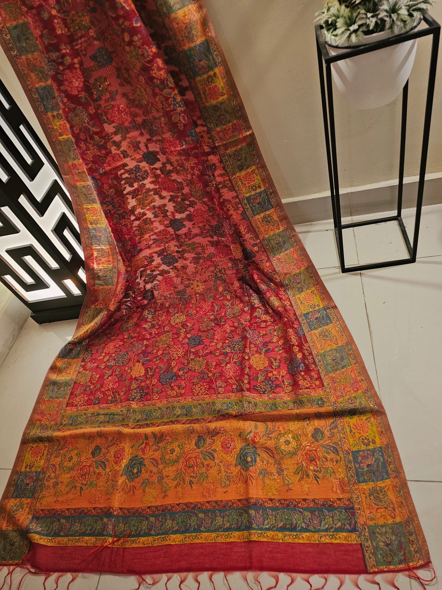 Silk kaani shawl