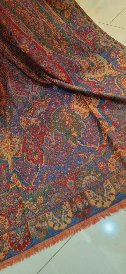 Reversible kaani shawl pashmina