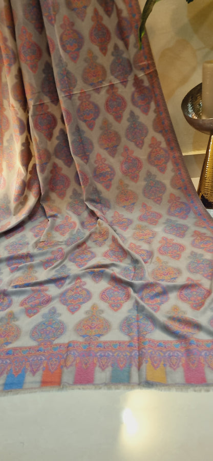 Woollen pashmina kaani shawls