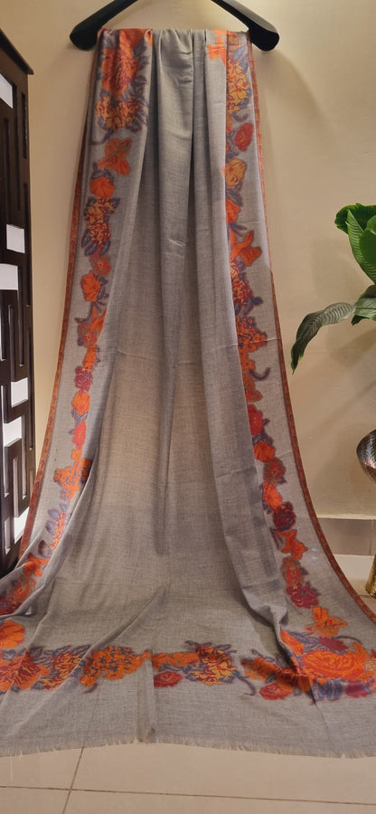 Woolen pashmina kaani shawl