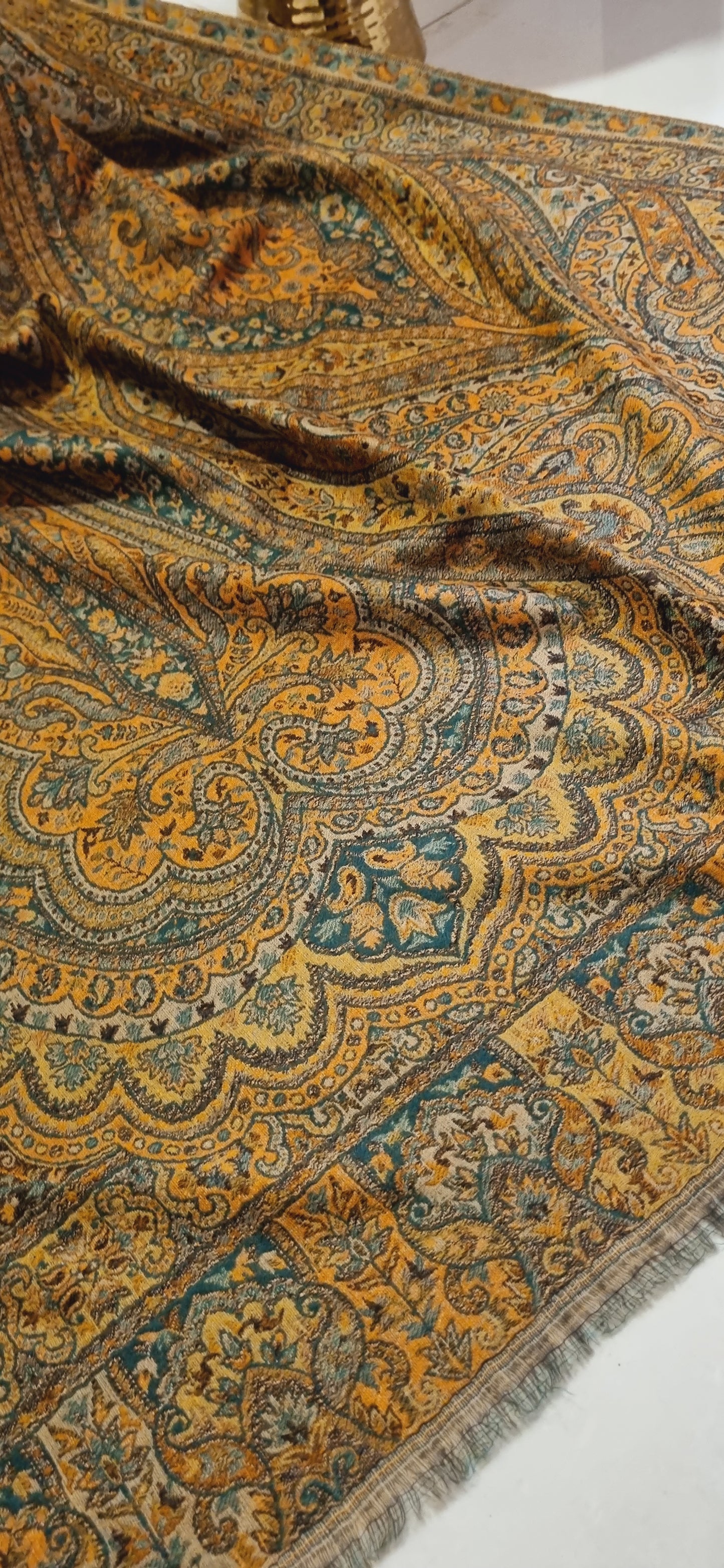 Reversible Persian kaani shawl