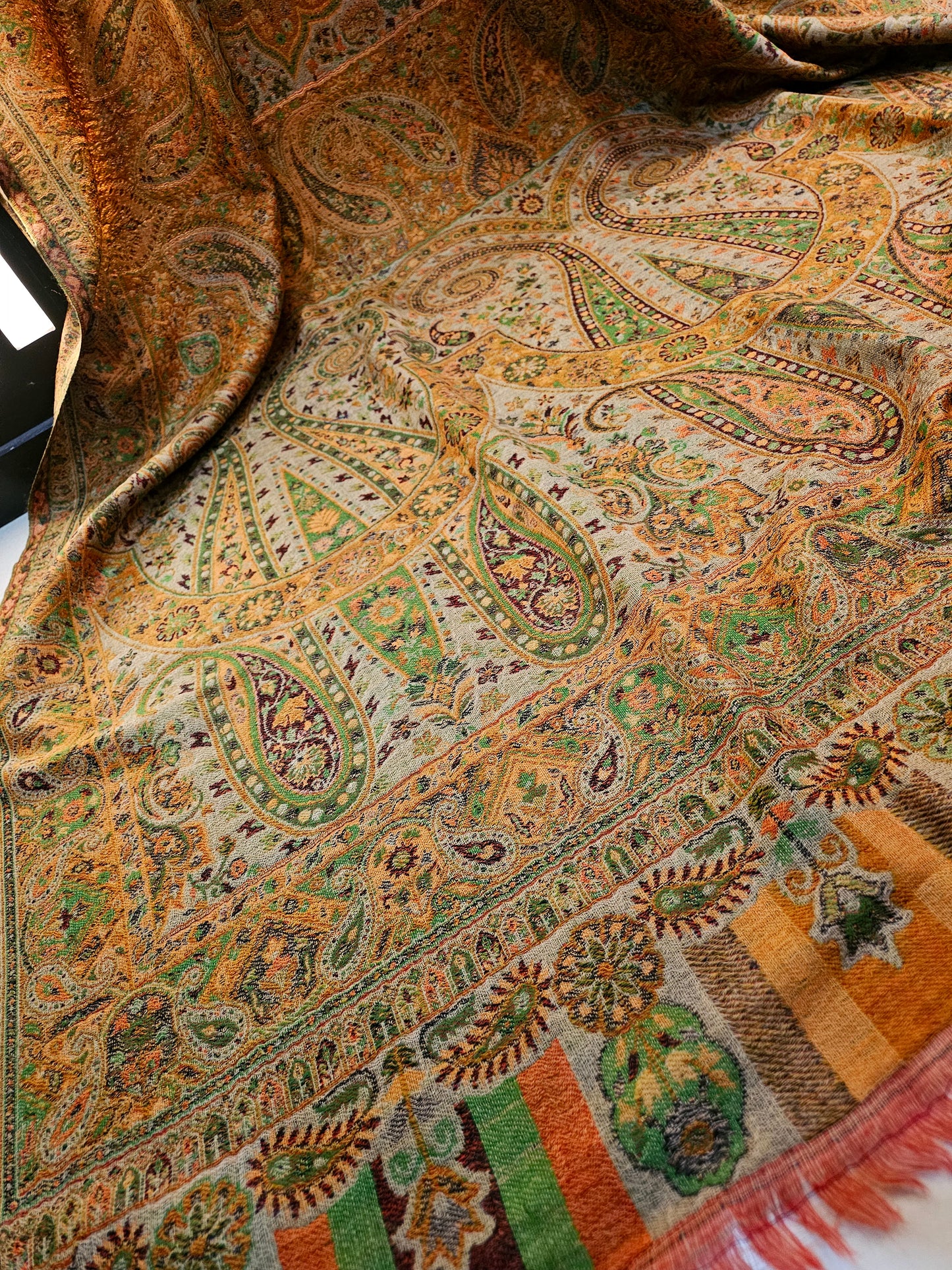 Tabraiz persian kaani pashmina shawl