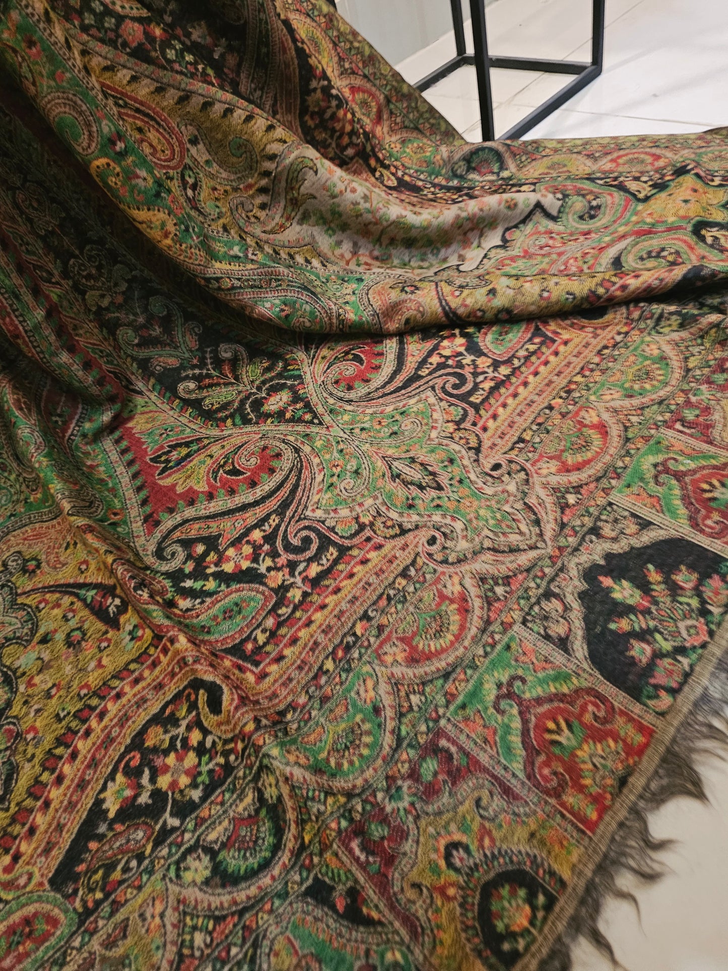 Reversible Persian kaani shawl