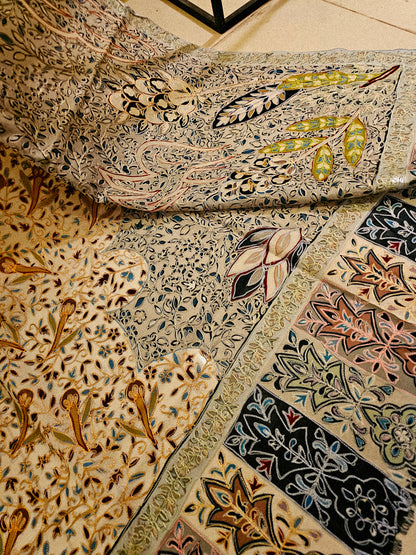 Reelkar embroidered silk dupatta