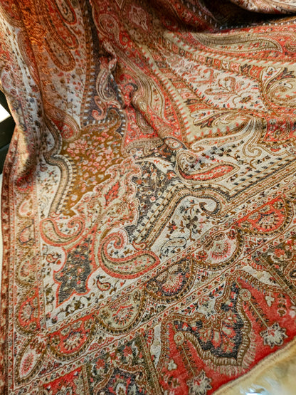 Tabraiz persian kaani pashmina shawl