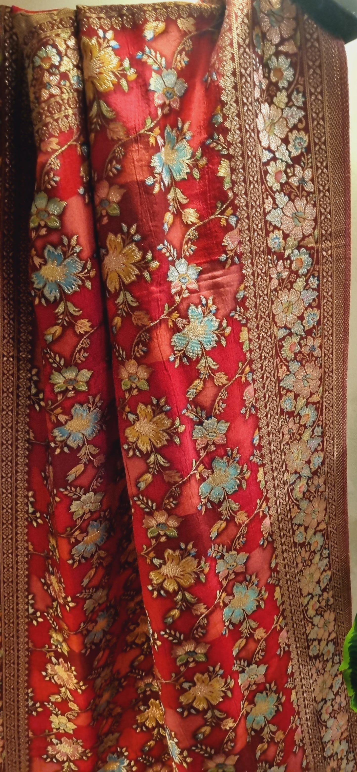 Meenakari patola silk dupatta
