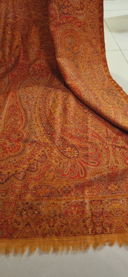 Reversible Persian kaani shawl