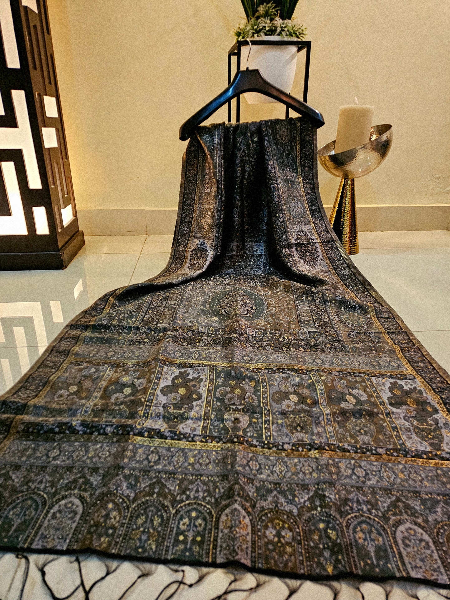 Silk kaani minishawl