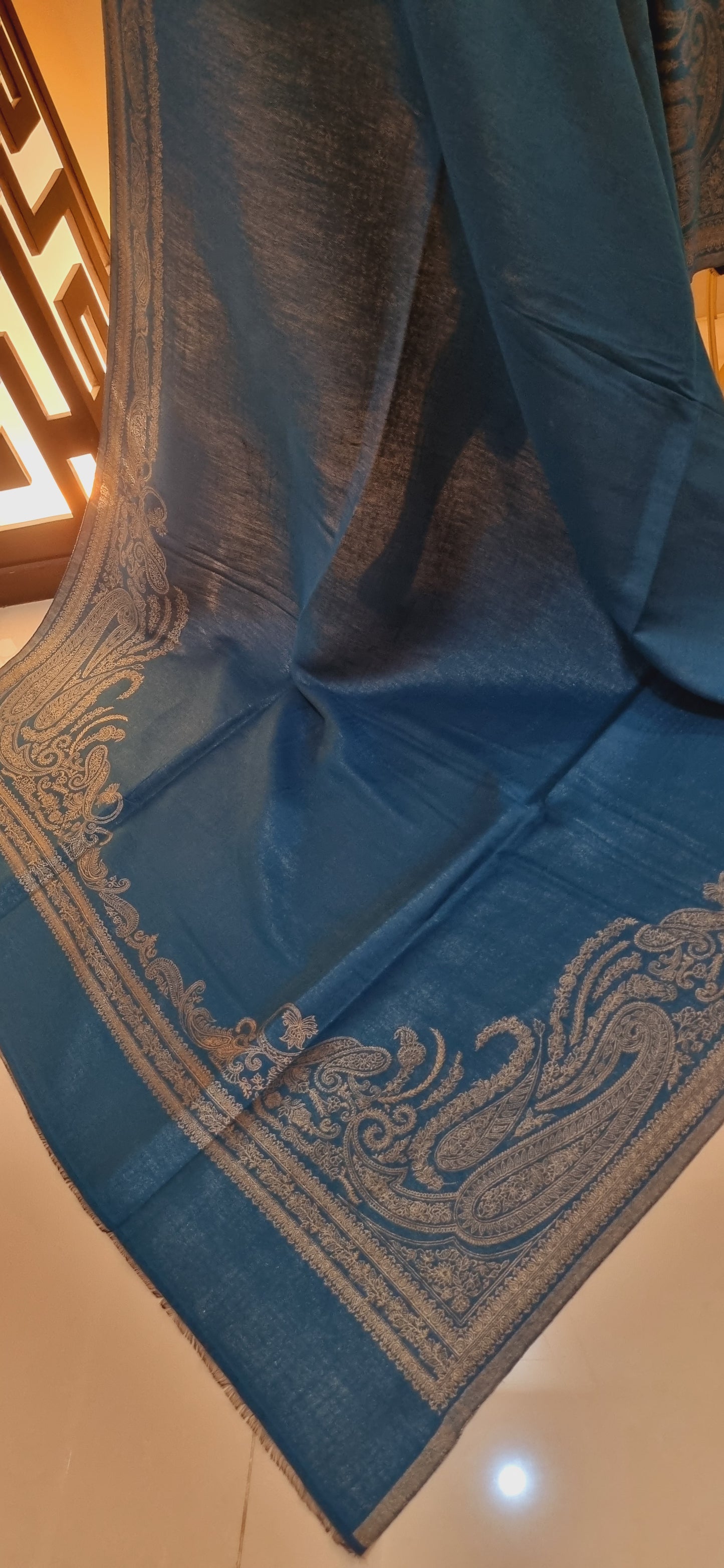 Moonlight reversible shawl