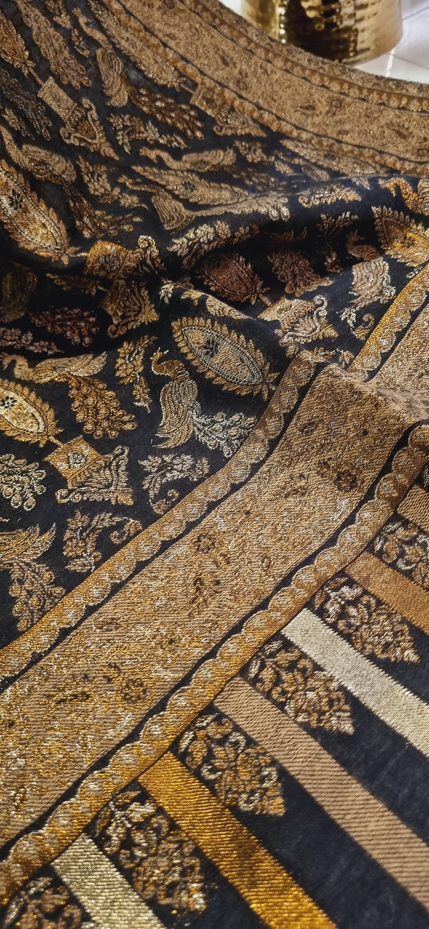 Peacock zaree kaani pashmina shawl