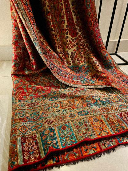 Reversible toosh moonlight kaani shawl