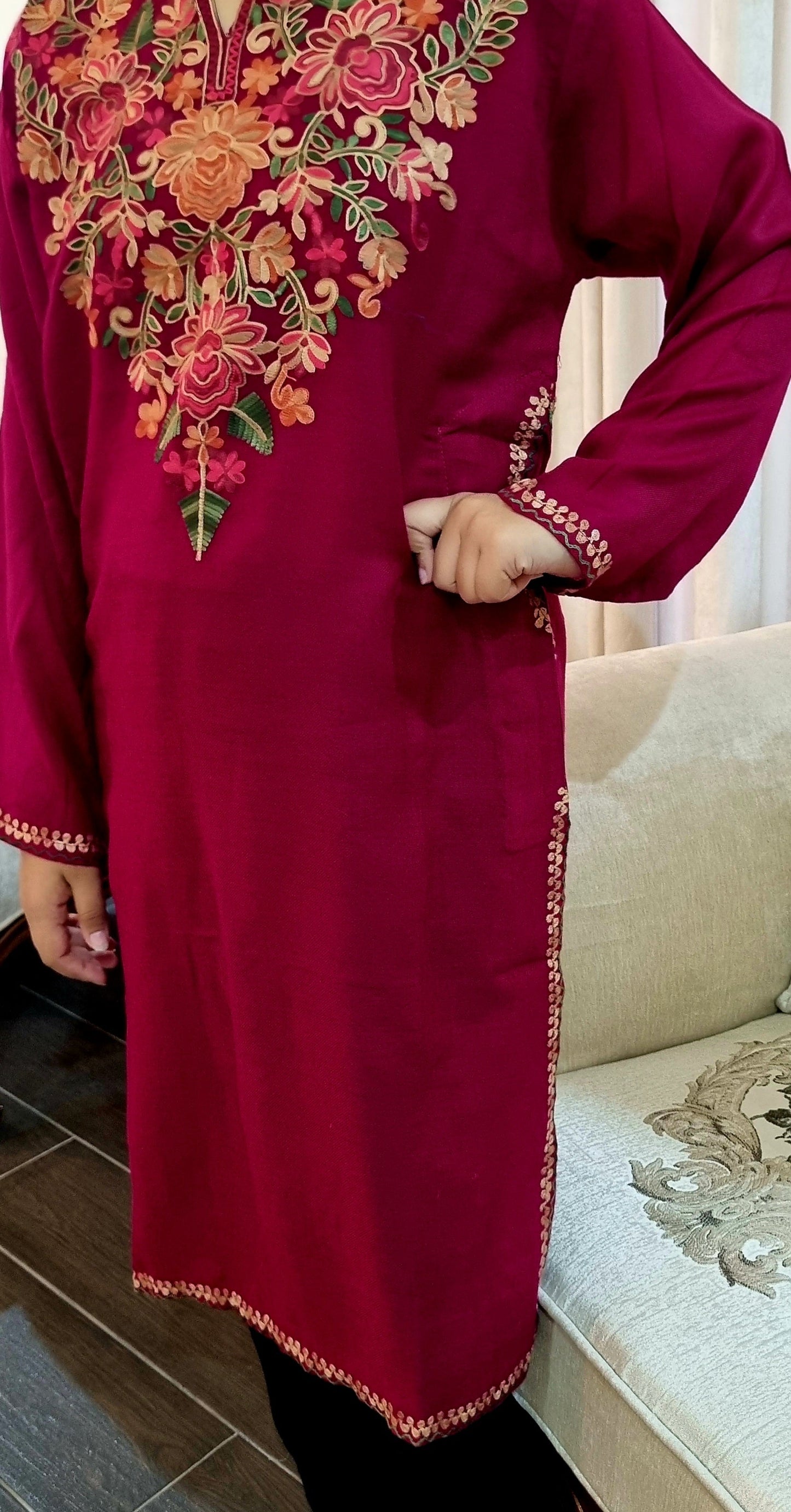 Embroidered kurta