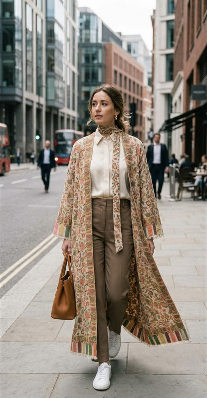 Kaani coat: Pashmina