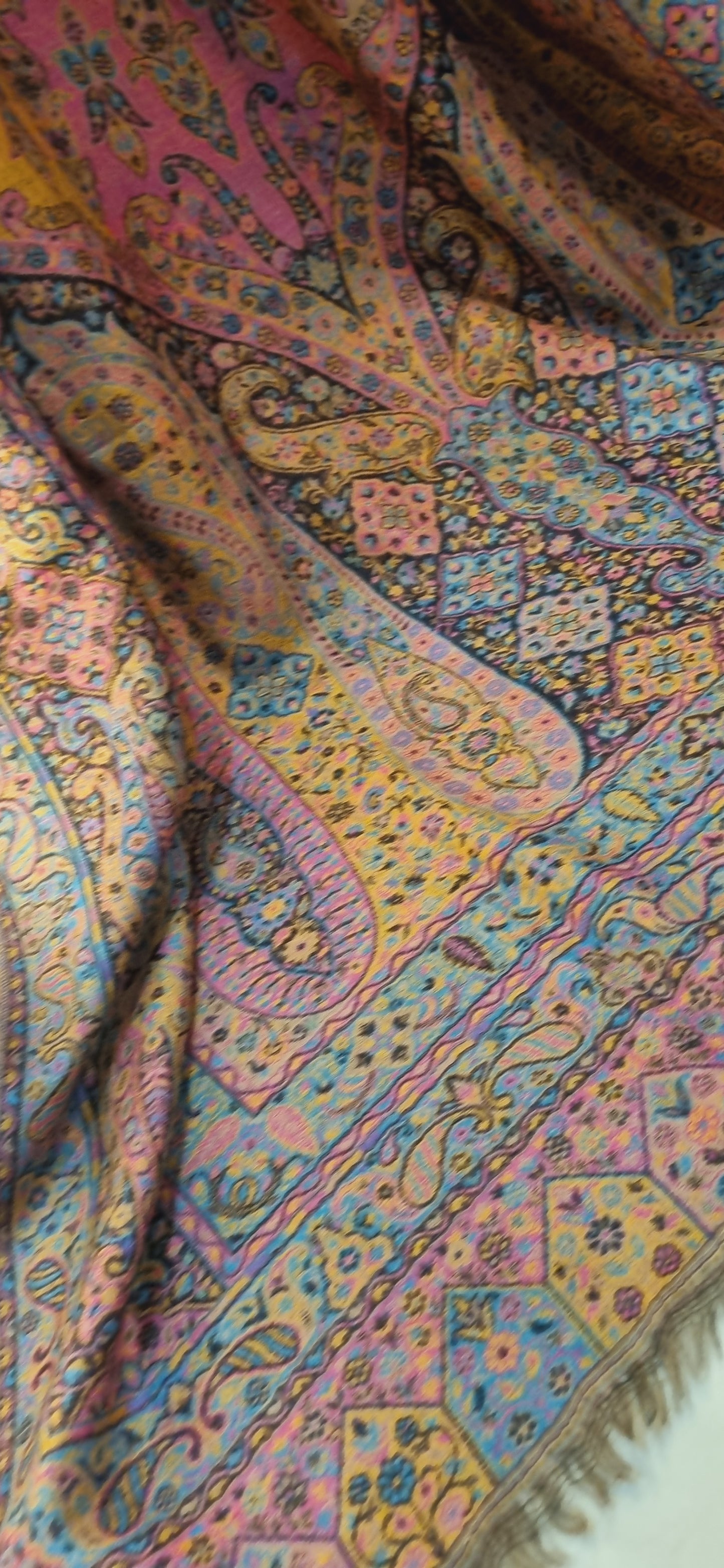 Pashmina reversible Persian kaani shawl