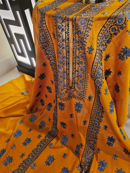 Lawn embroidered two piece