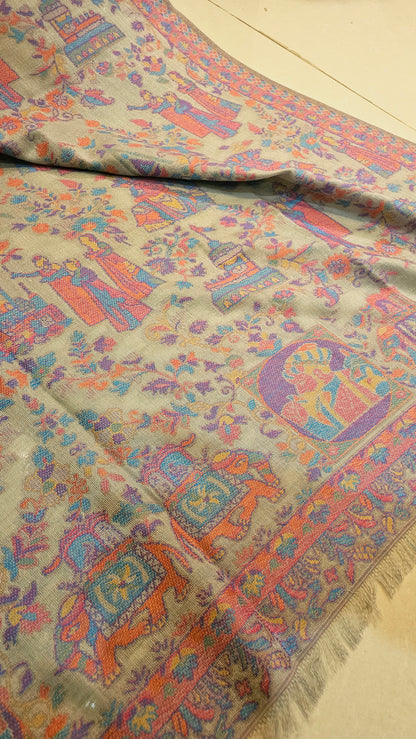 Kaani shawl: woollen pashmina