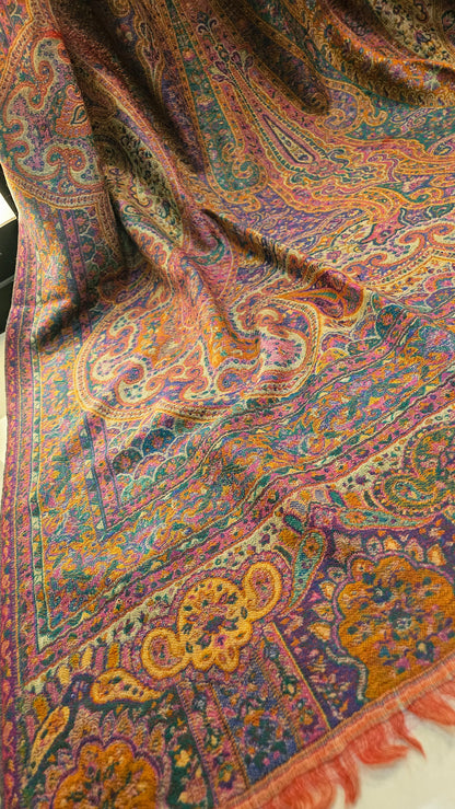 Persian kaani reversible: Pashmina