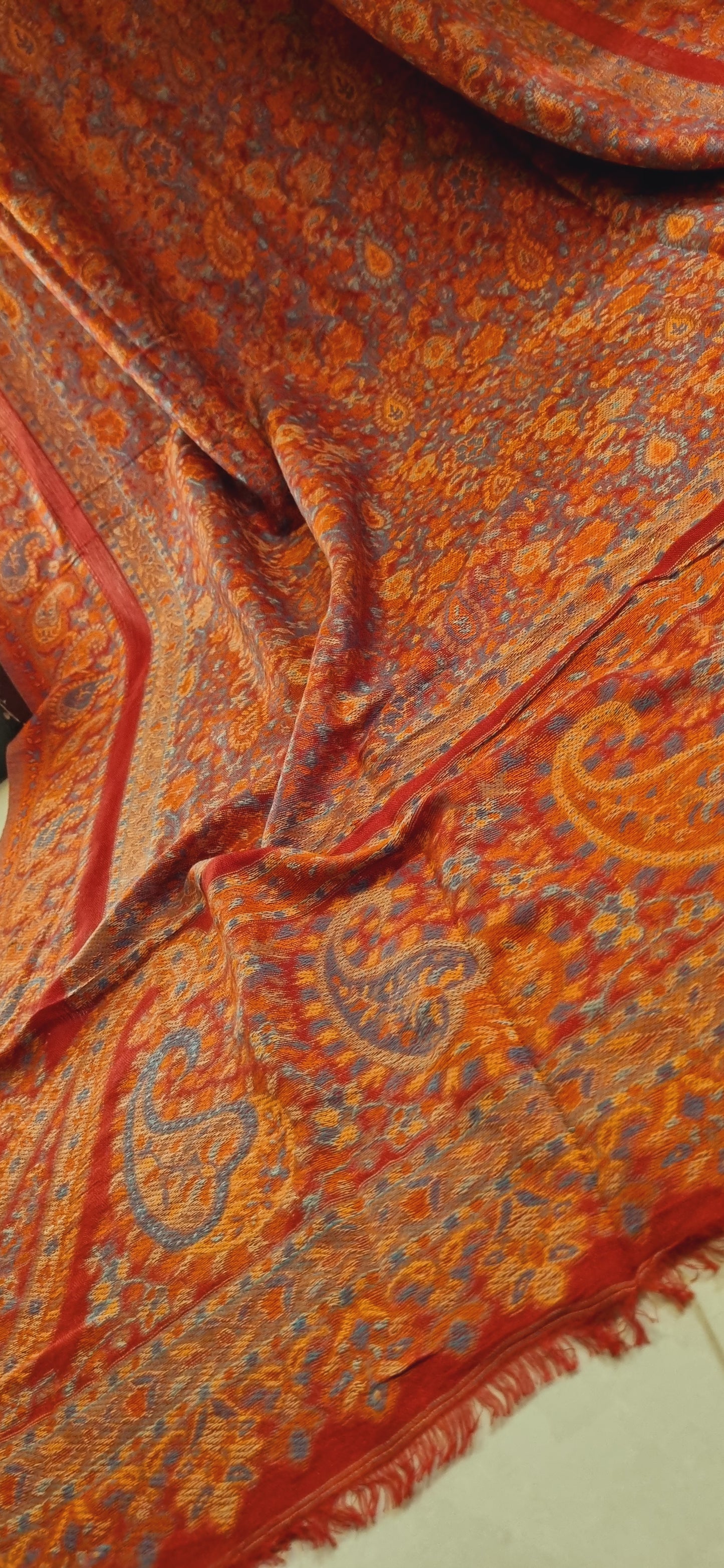Woollen pashmina kaani shawl