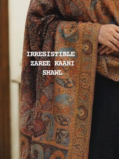 Zaree kaani shawl: Pashmina