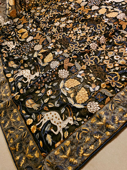 Georgete embroidered dupata