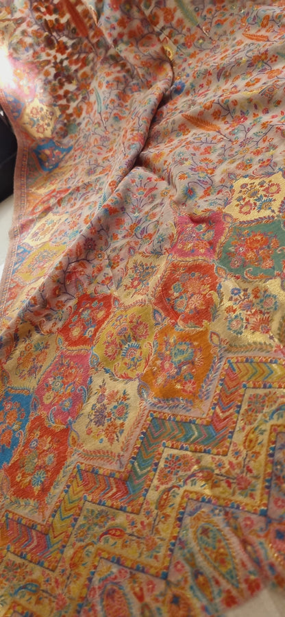 Silk kaani shawl