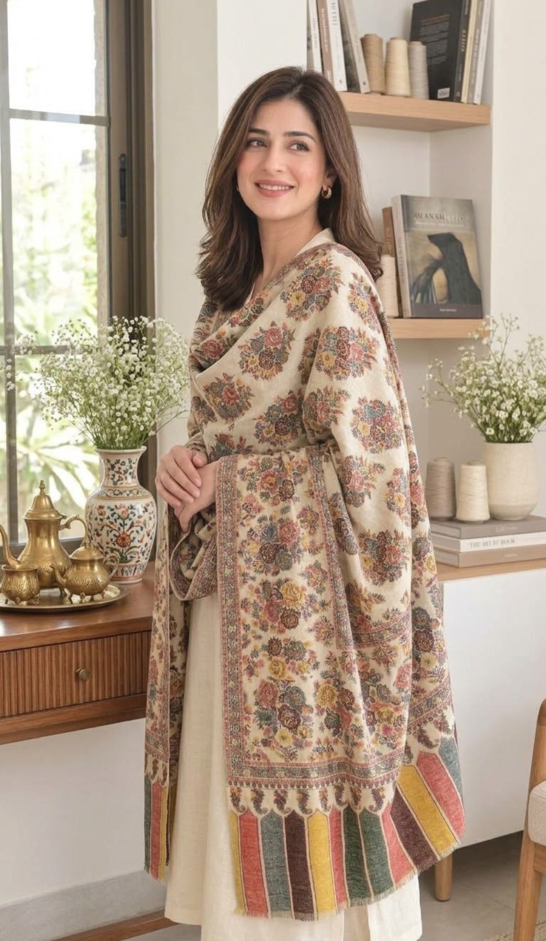 Kaani shawl: woollen pashmina