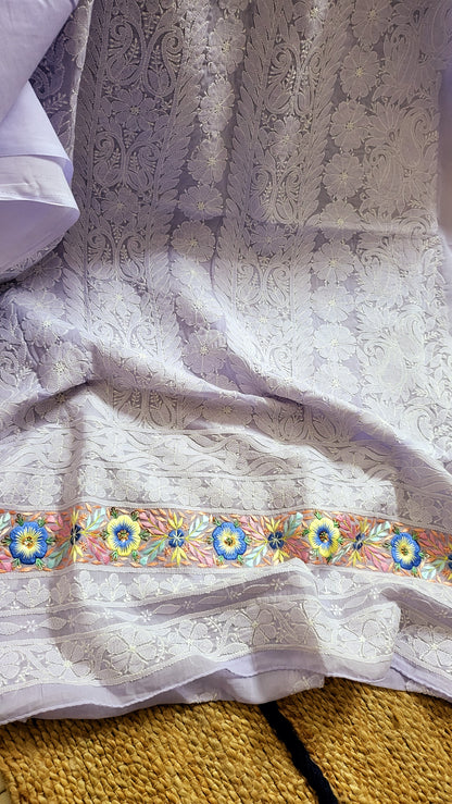 Chikankari shirt : parsi gara