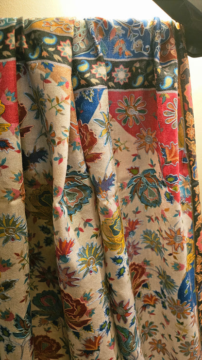 Reelkar embroidered:pashmina