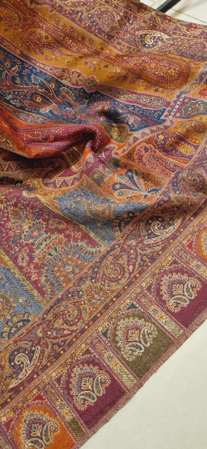 Pashmina kaani with zaree
