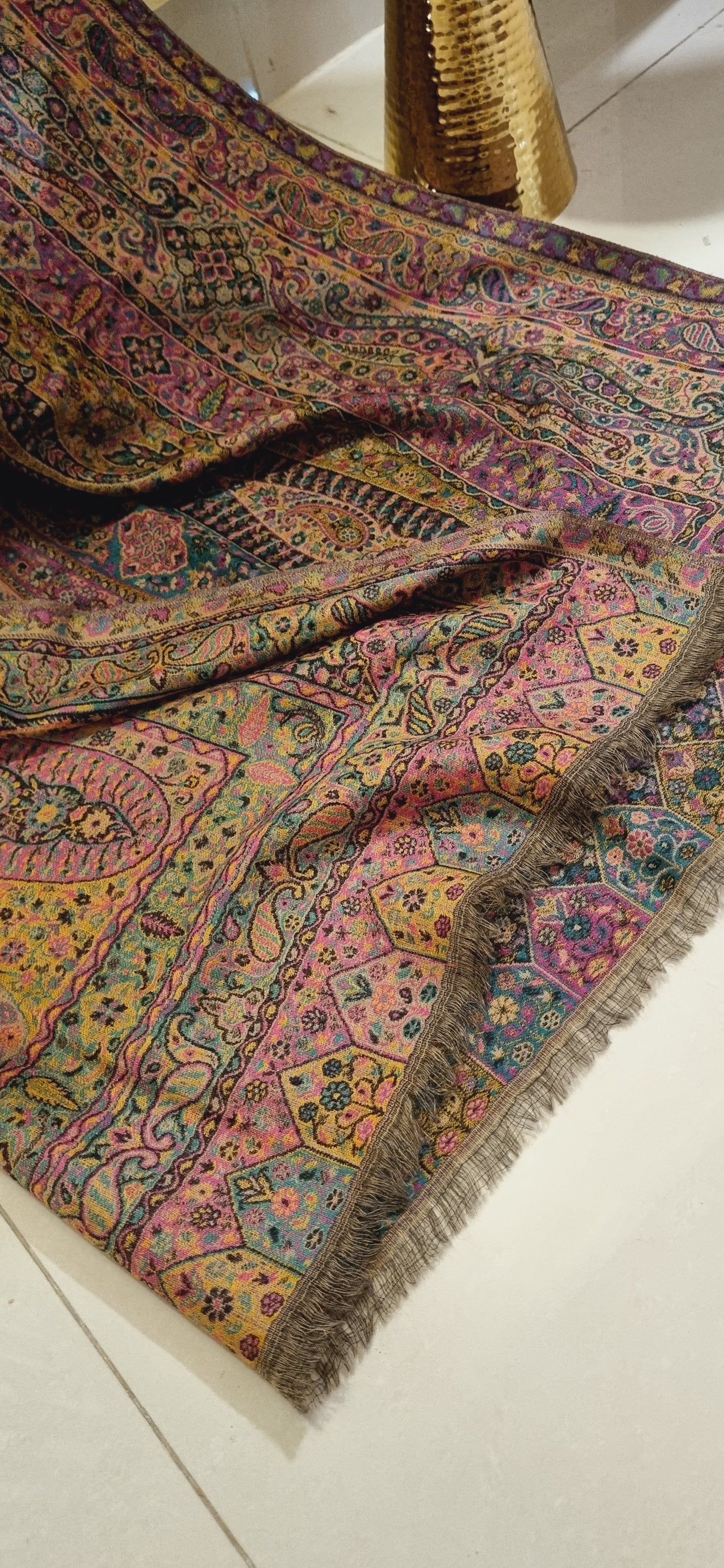 Persian kaani reversible shawl