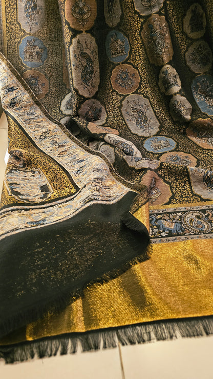 Moonlight kaani shawl: Pashmina