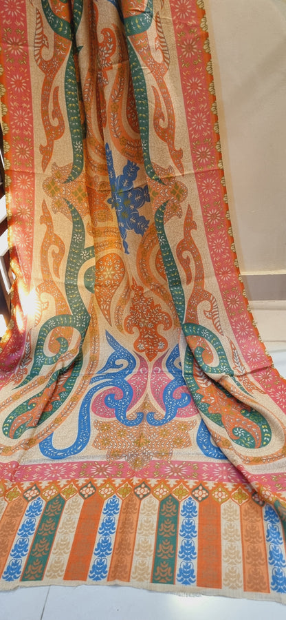Printed pashmina shawl