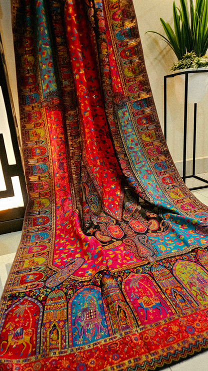 Silk kaani shawl