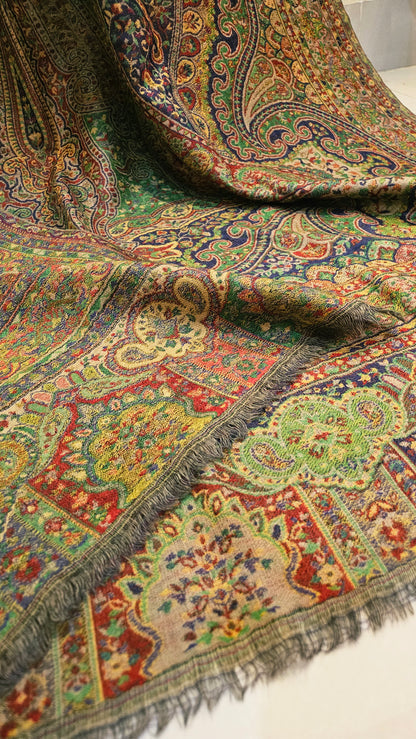 Reversible Persian kaani: Pashmina