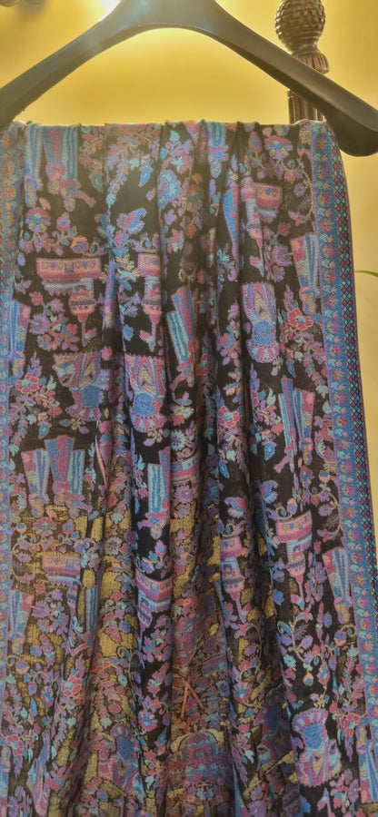 Woolen pashmina kaani shawl