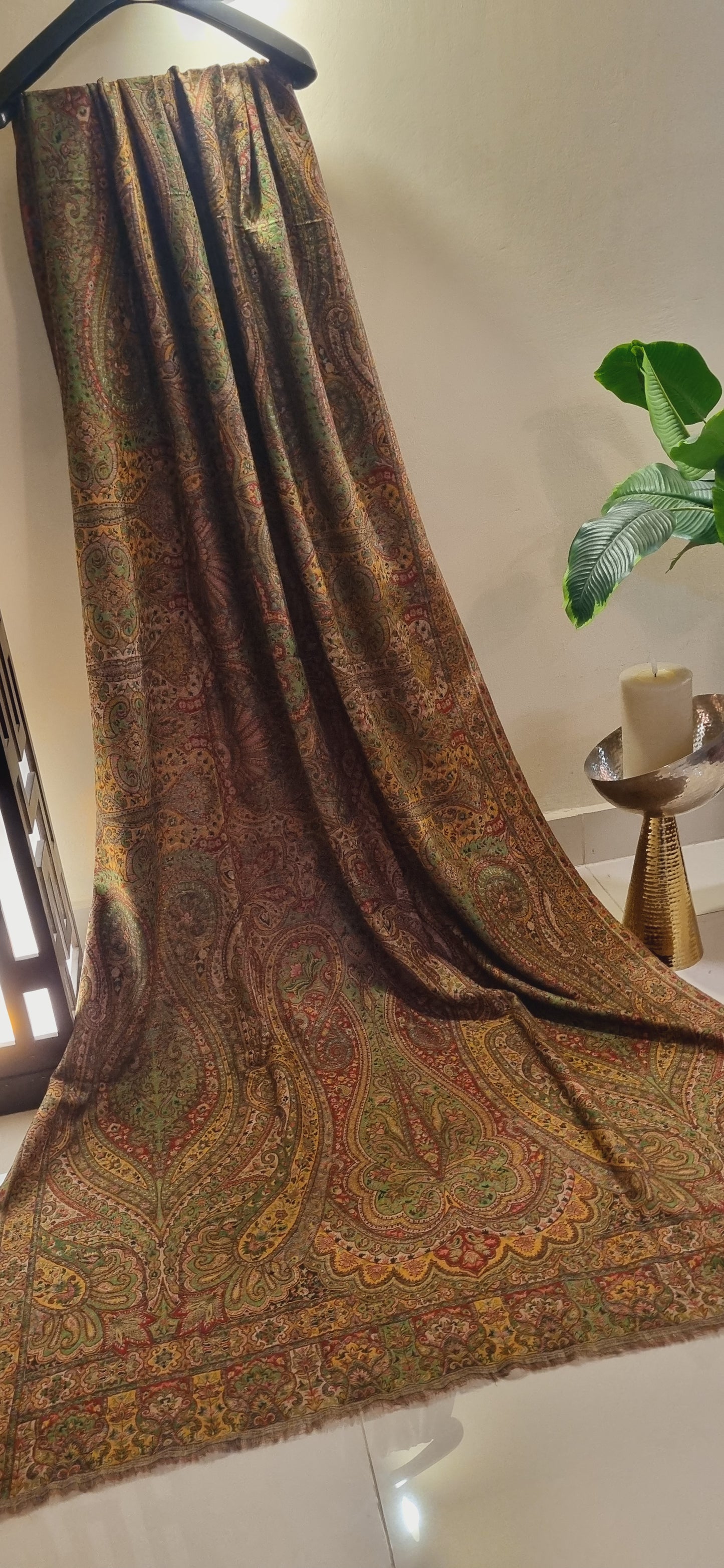 Persian reversible kaani pashmina shawl