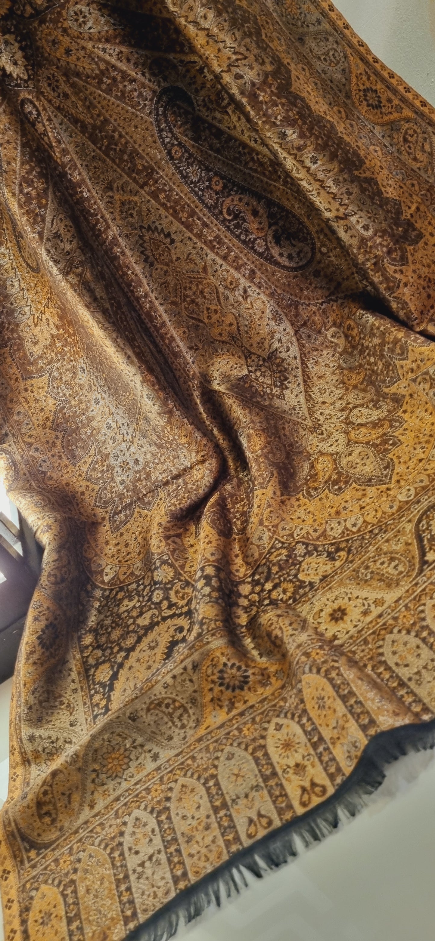 Reversible Moonlight gandhara kaani pashmina