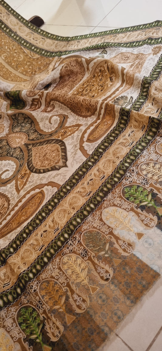Reelkar embroidered pashmina