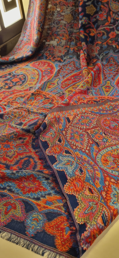 Woollen pashmina kaani shawl
