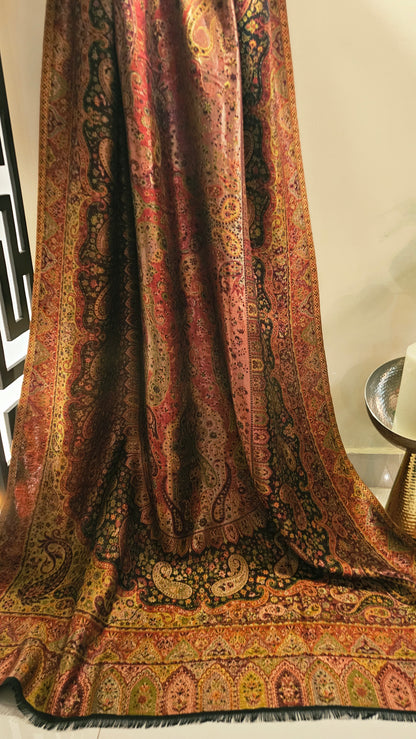 Gandhara reversible kaani: shawl