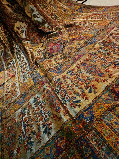 Silky moonlight kaani shawl/dupata