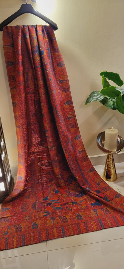 Shahjahani darbari kaani shawl