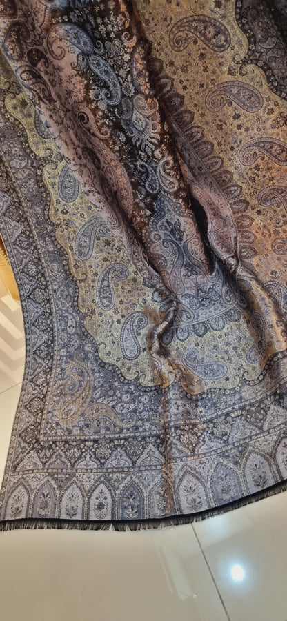 Gandhara reversible moonlight kaani shawl