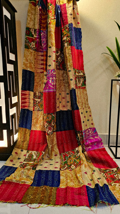 Hand embroidered rilli duapta
