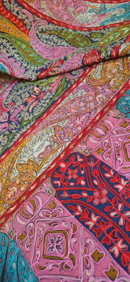 Reelkar embroidered pashmina shawl